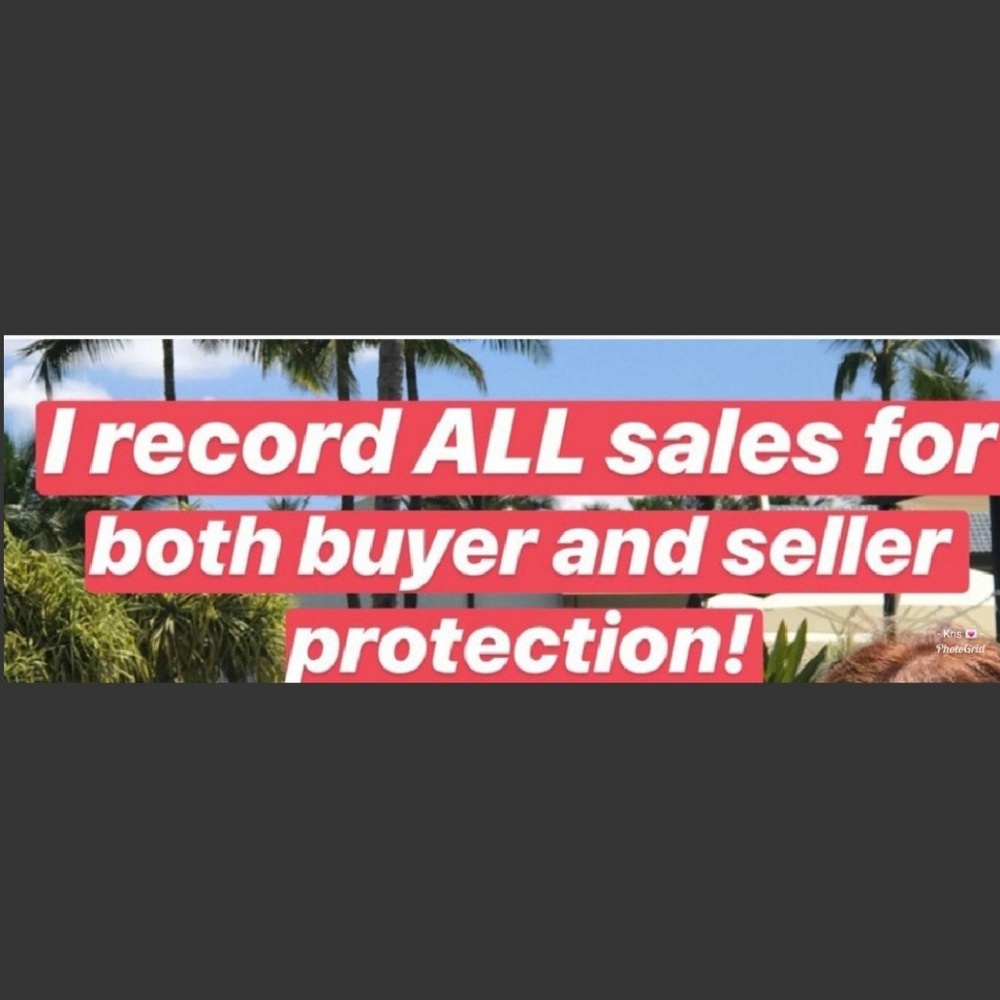 For buyer and seller protection..
